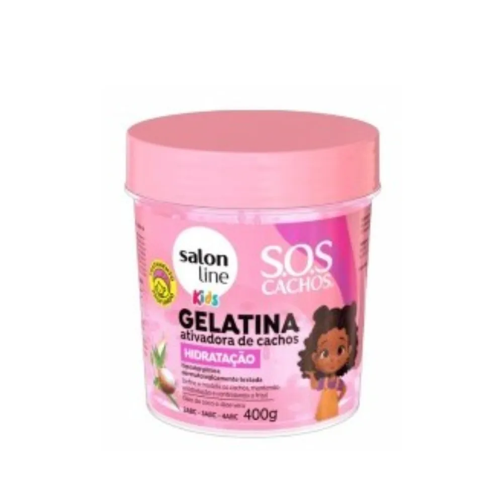 Salon Line Gelatina Kids Hidratacao SOS Cachos 400g Salon Line Gelatina Kids Hidratacao SOS Cachos 400g